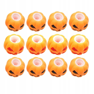 Hračka na úľavu od stresu v tvare tekvice pre halloweenske DIY dekorácie, ako je znázornené